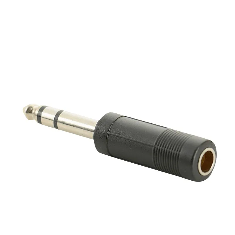 6.35mm 1/4 Inch Stereo Male to Female Audio Extension Adapter Dual Channel 6.5mm TRS Converter for Microphone Amplifier Speaker