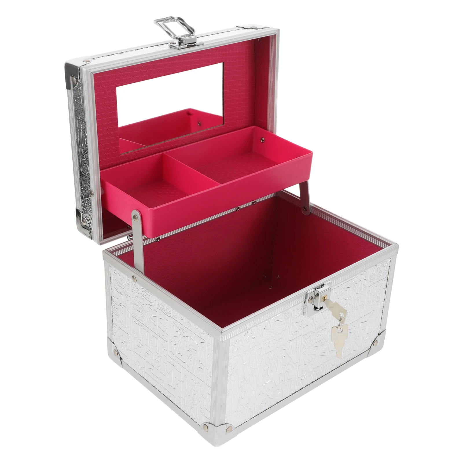

Tool Box Large Capacity Portable Storage Container for Foot Bath Shop Technicians Tools Boxes Aluminum ganizer