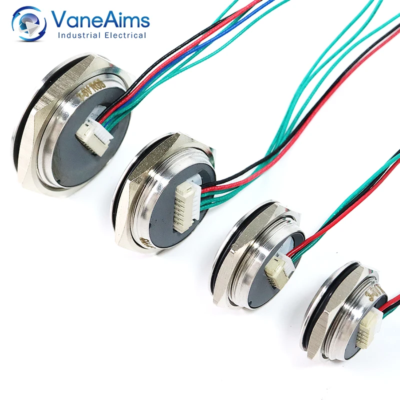 16/19/22/25/30mm Ultra Short LED Light Switch 3V 6V Momentary Self Reset Waterproof IP65 Metal Push Button Switch with Wires