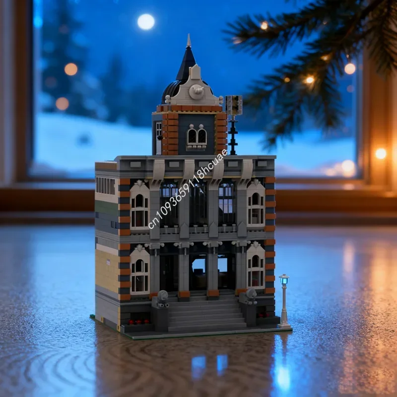 2888pcs MOC City Library Assembly Square Alternate Model Building Blocks Festival Gifts Construction Toys DIY Idea Brick