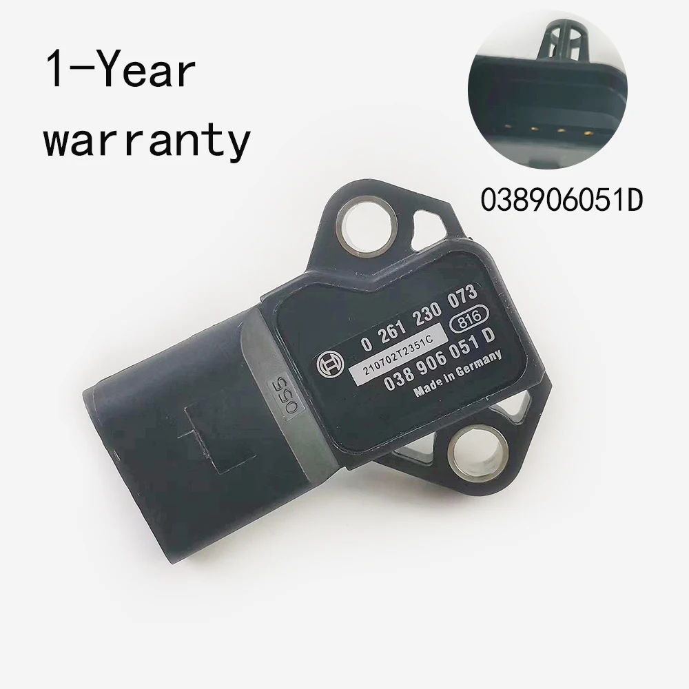 Druksensor 038906051 D Voor VW CC Golf Sagitar Magotan Skoda Octavia Yeti AUDI TTS A3 S3