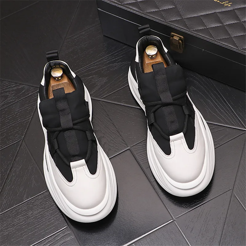 Fashion Men Causal Shoes Designer Sneakers Outdoor Luxury Basketball Shoes Platform Comfortable Sports Casual Soft-soled Shoes