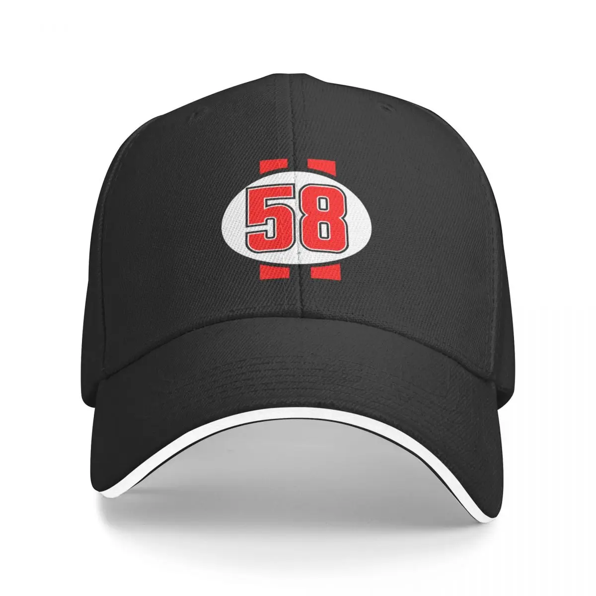 Marco Simoncelli 58 Baseball Cap Golf Hat Man Fishing cap black Dropshipping For Men Women's