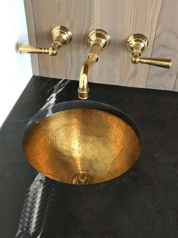 Washbasin Brass bathroom Under the counter basin Hand basin Water basin Washbasin On the counter Washbasin