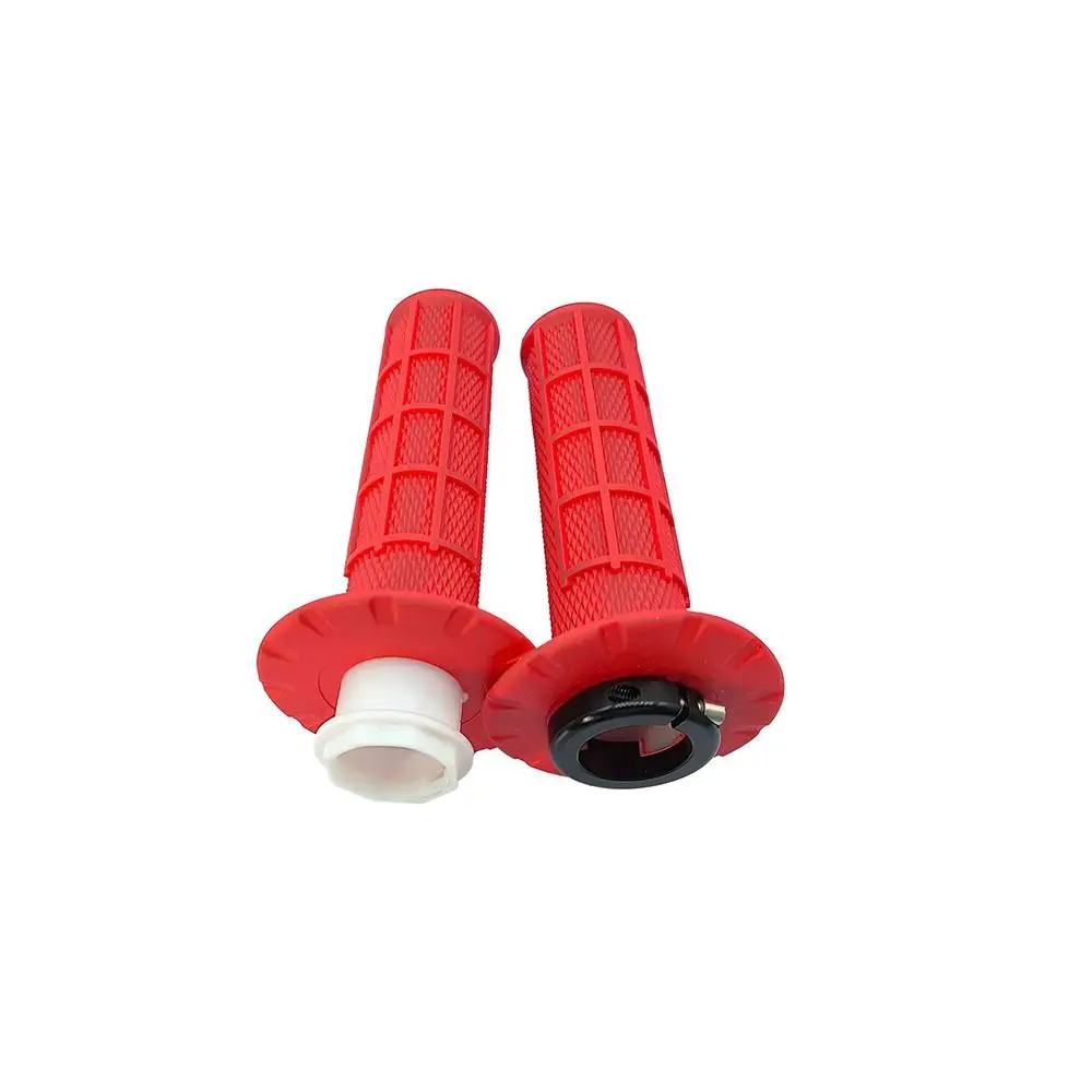 

1Pair 7/8" 22mm Motorcycle Universal Grips Snap-on Cam Lock-on Hand Grip with Self-Locking Function Handlebar Grips