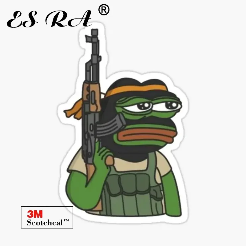 자동차 데칼 전술 스티커 군사 군인 개구리 방수 비닐 Pegatinas 모터 투수 냉장고 스케이트 보드 수하물