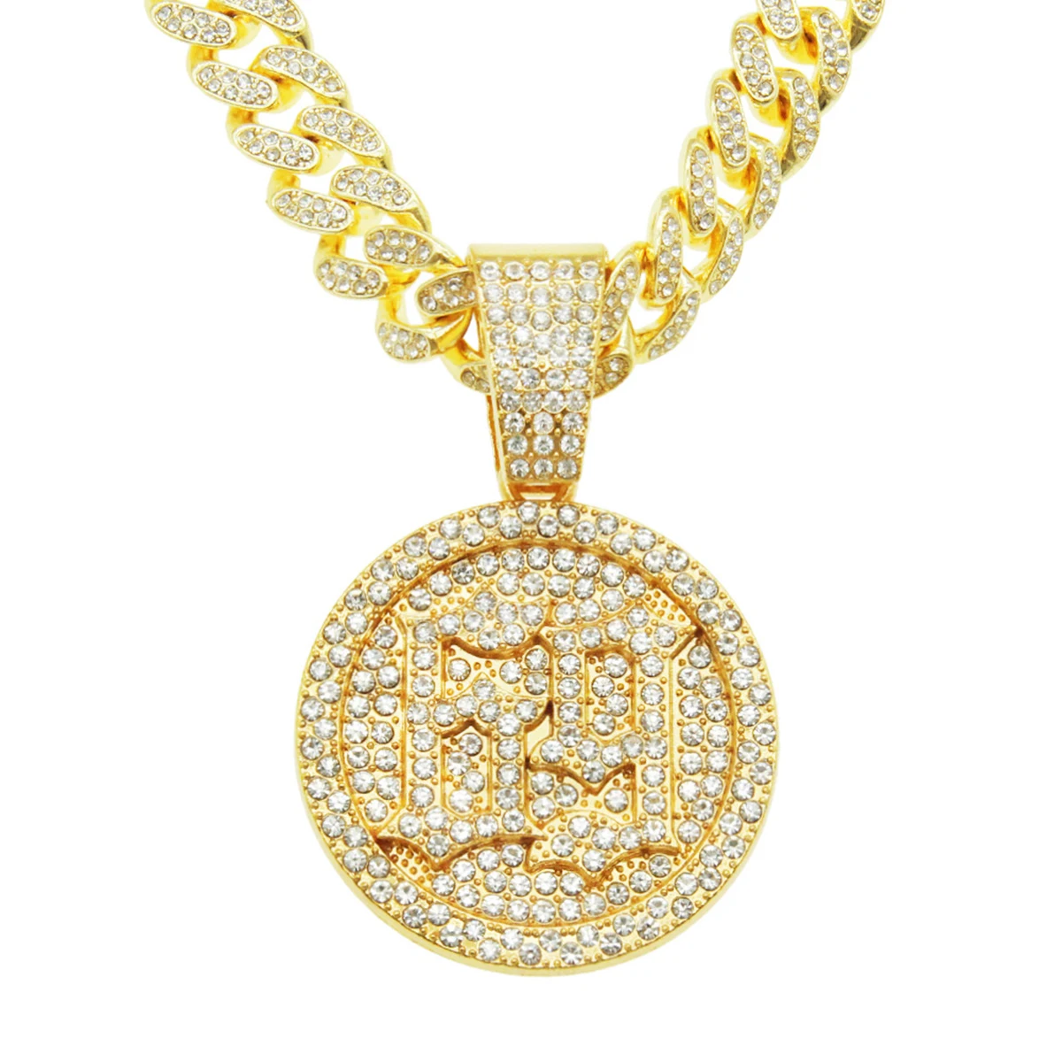 1Pcs Cool Rhinestone Round brand number 