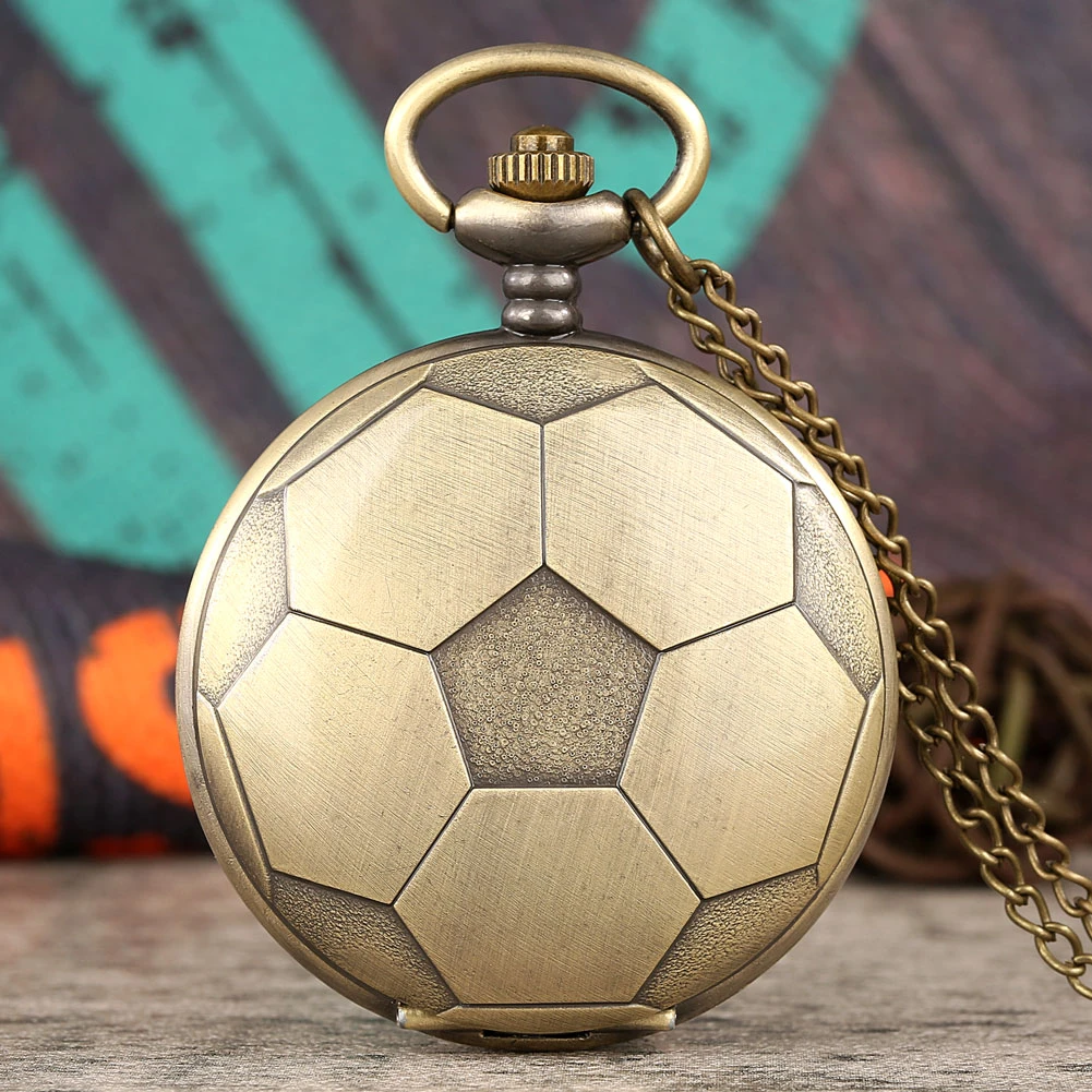 Blue Ball Series Pocket Watch Basketball Shape Wall Clock Fashion Gift Athletes