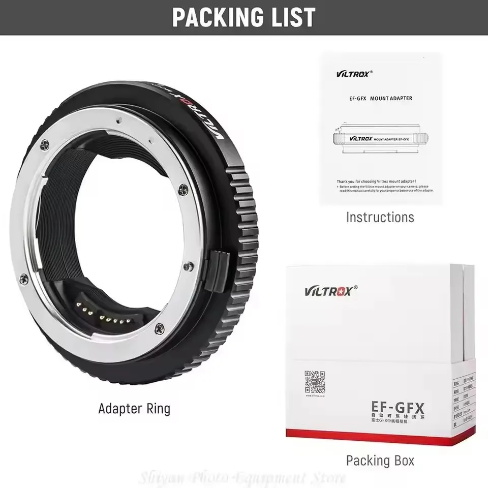 محول عدسة التركيز التلقائي VILTROX EF-GFX Pro هو لعدسة Canon EF لكاميرات Fujifilm GFX مع GFX 50S II/GFX 100S/GFX 50R #5