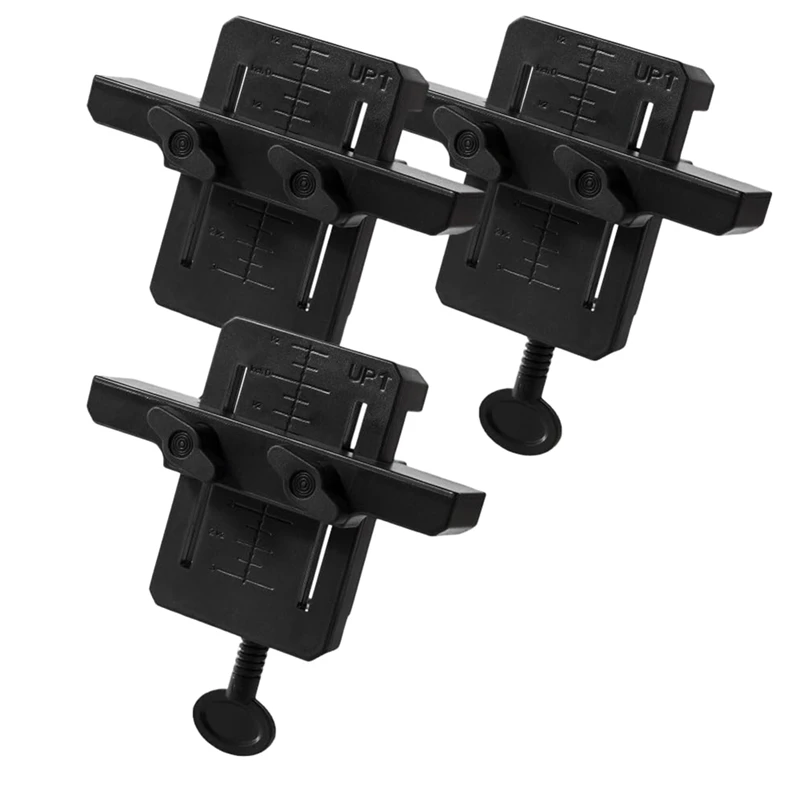 

Adjustable Cabinet Door Installation Positioner, Cabinet Hardware Jig Tool, Cabinet Door Mount Locator 3Pcs