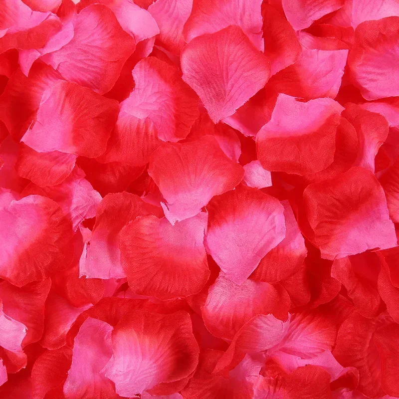 300pc/set Colorful Rose Petal Artificial Romantic Silk Rose Leaves Wedding Birthday Propose Party Flower Petal Favor Event Decor