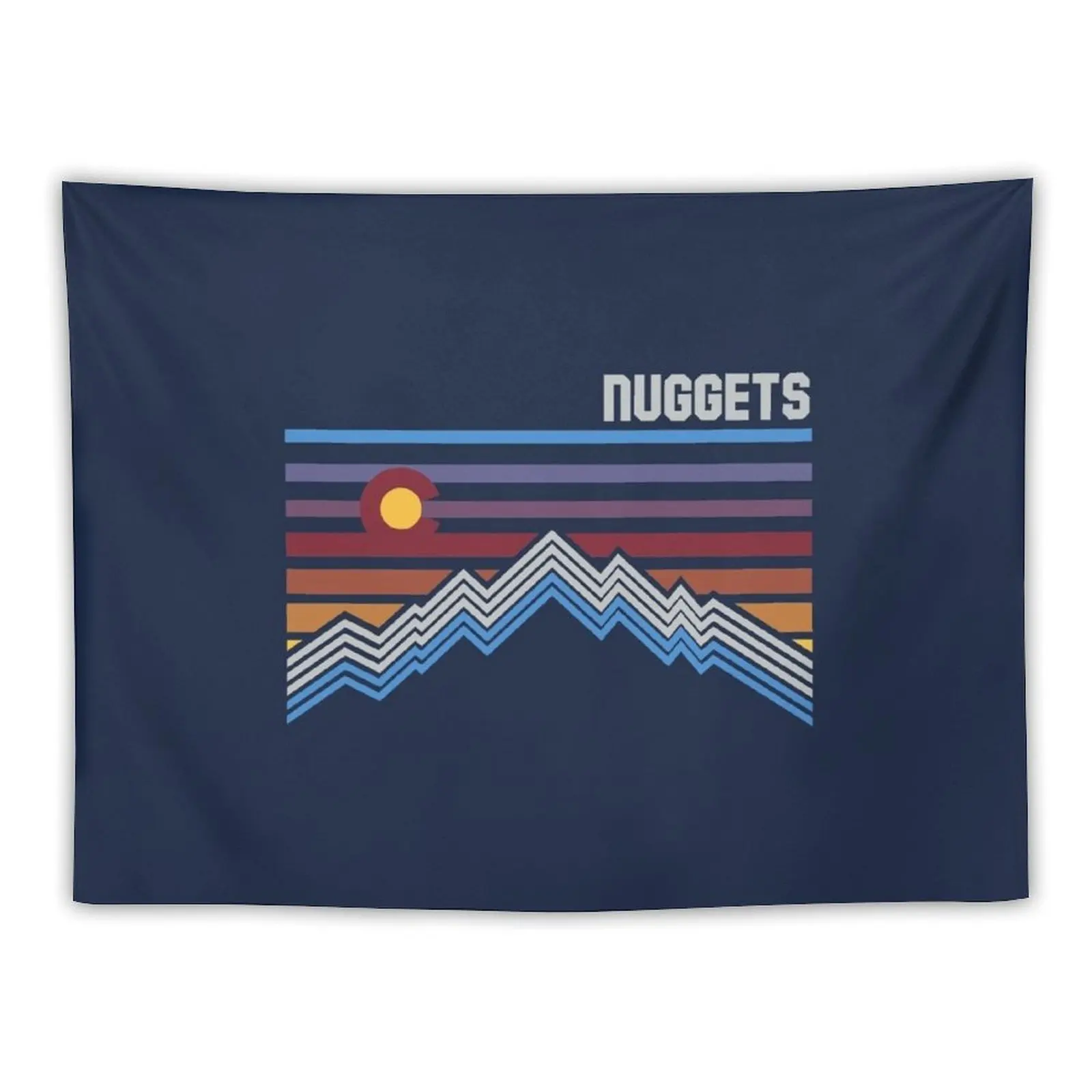 

Denver Nuggets Tapestry Carpet On The Wall Home Decorators Decoration Wall Wall Art Tapestry