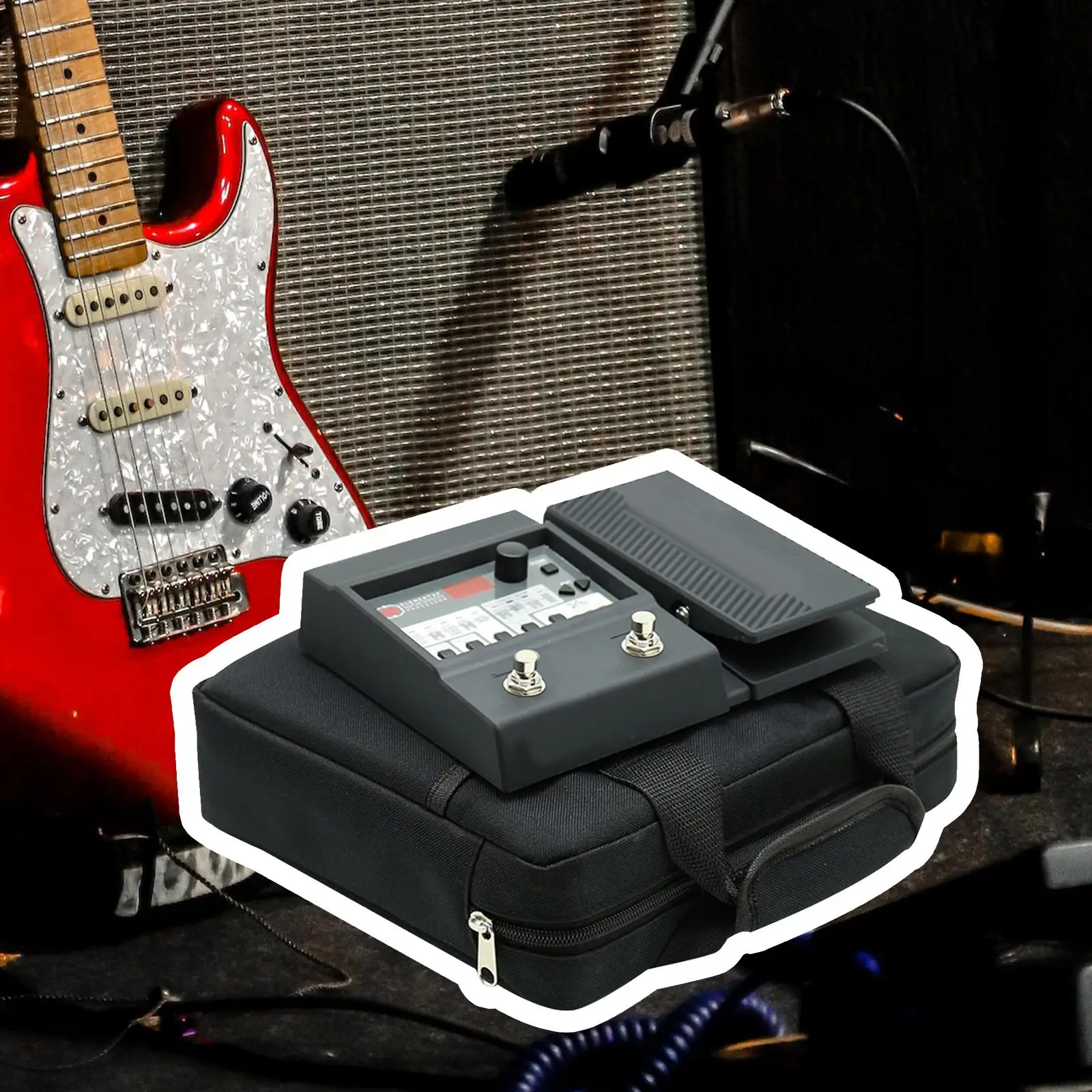 Estojo para pedalboard Bolsa de transporte Acessório de guitarra para controladores de DJ Micro Synths