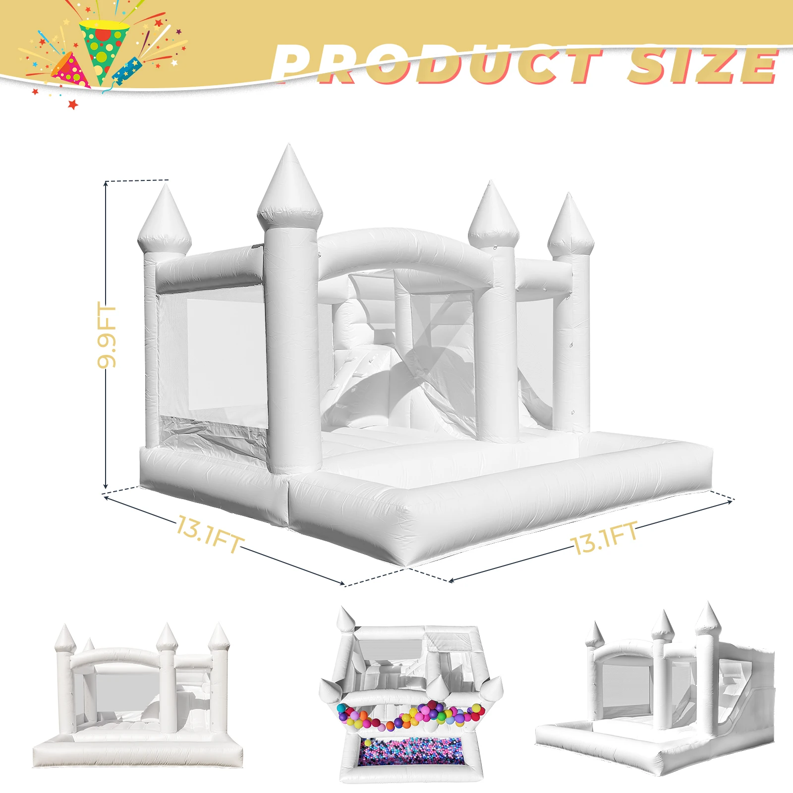 Bouncy Castles Jumping Castle Bounce Houses Inflatable Castle Of Children Soft Play Set Playground Outdoor Inflatable Bouncers Kids