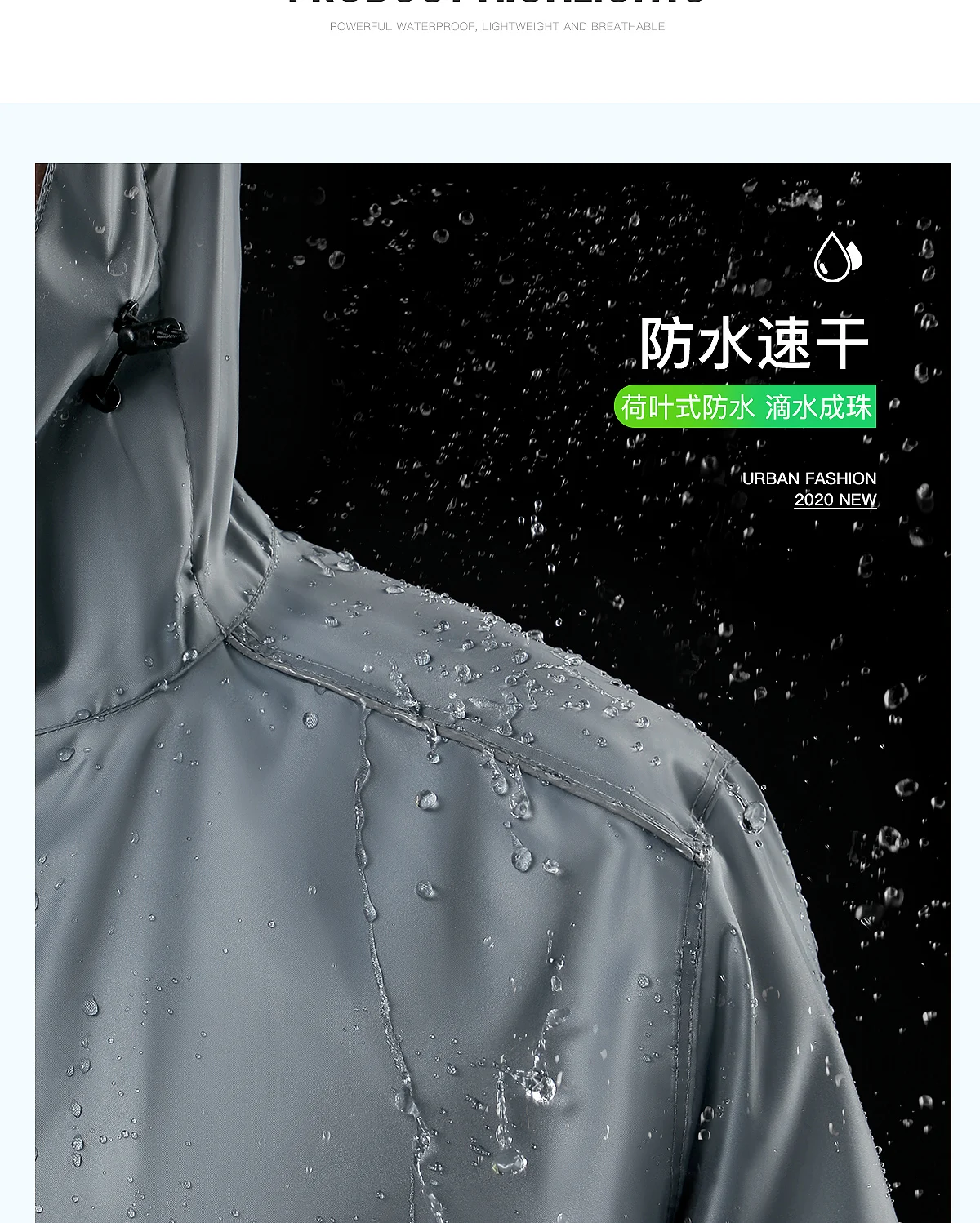 New golf ultralight raincoats for men and women are lightweight outdoor windproof and waterproof raincoats