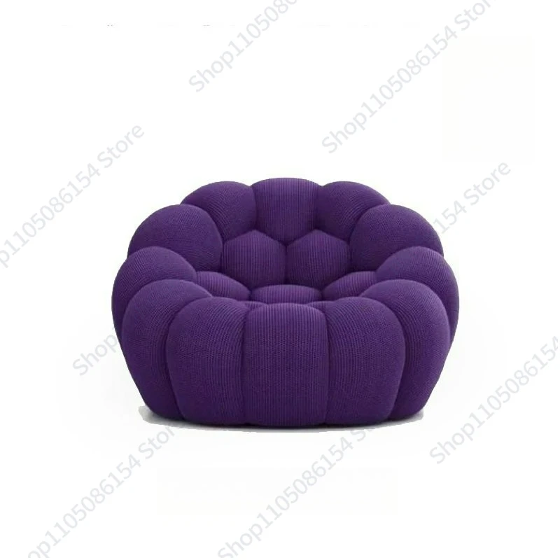 

Минималистичный диван-пуф из кремовой ткани в стиле французского рокбурга и итальянского дизайна, в форме арки, в стиле интернет-знаменитостей