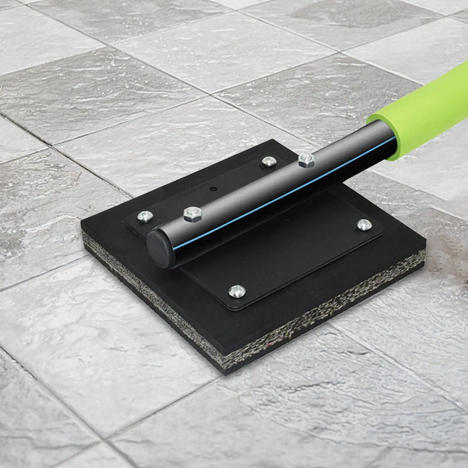 Handheld Tile Clapper Flooring Tool Comfortable Grip Rubber PE Block Board for Laying Wood and Ceramic Tiles