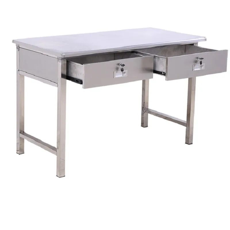 

Stainless steel, desk, computer desk, dust-free workshop, simple study table