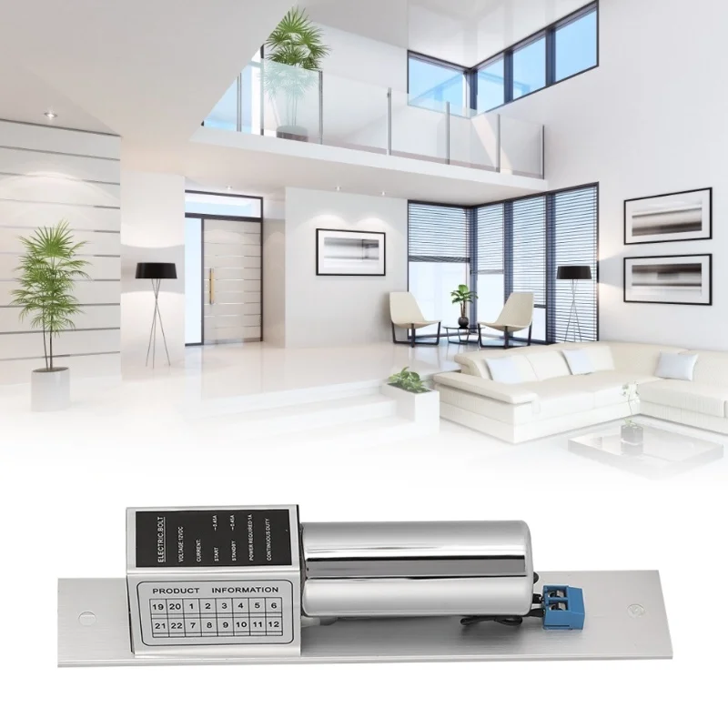 DC12V 2-Wire Normal Temperature Electric Bolt Lock Security Access Control System
