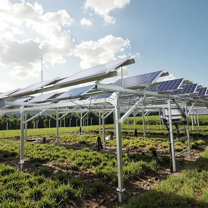 Wholesale 1MW Greenhouse Agricultural Shed Solar Panel Farm Structure Aluminium Solar Farm Ground Mounting System