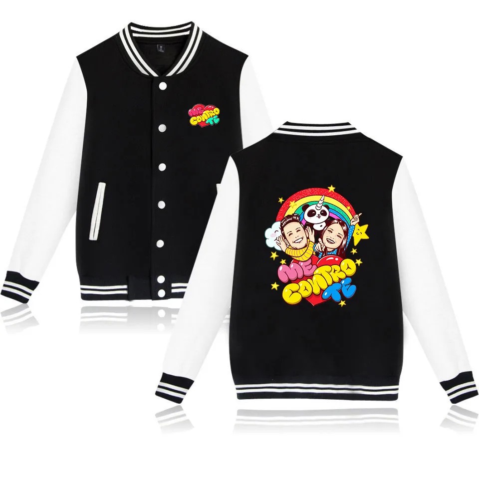 Me Contro Te Baseball Jacket Men Women Jacket Harajuku Baseball Jacket Boys Girls Sweatshirts Jackets