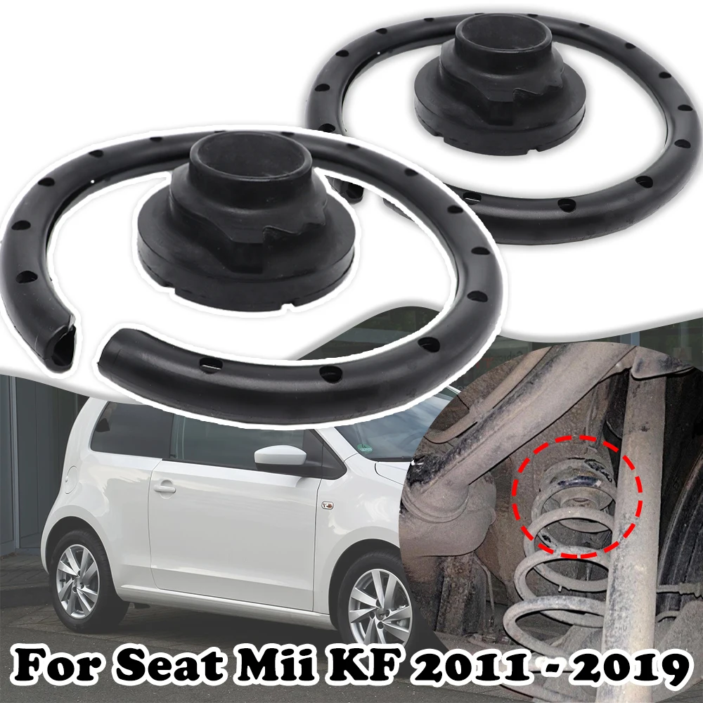 

2Pcs For Seat Mii KF Skoda Citigo VW UP Rear Axle Leaf Coil Spring Rubber Mount Plate Buffer Suspension Seats Sleeve 2011-2019