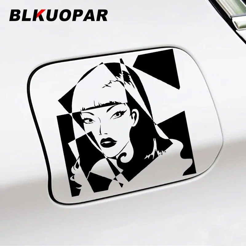 

BLKUOPAR Abstract Painting Art Sexy Woman People Decal Graphics Personality Car Stickers Trunk Motorcycle Silhouette Car Lable
