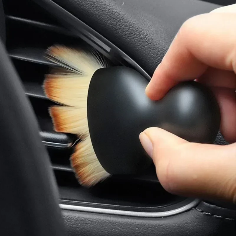 Car Vent Cleaning Soft Brush Dashboard Air Conditioner Detailing Dust Remover Sweeping Tools Auto Interior Home Office Duster
