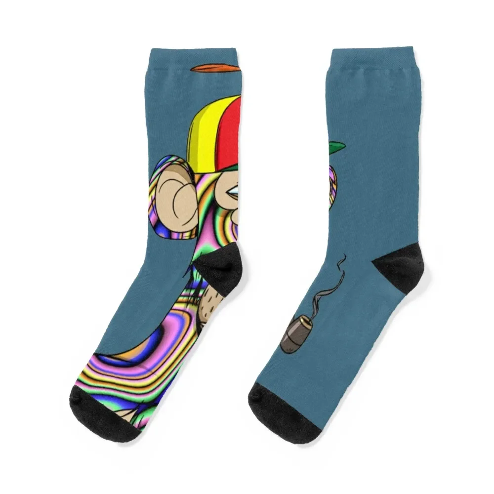 

Bored Ape NFT (do not screenshot) Socks colored Children's Climbing Socks For Man Women's