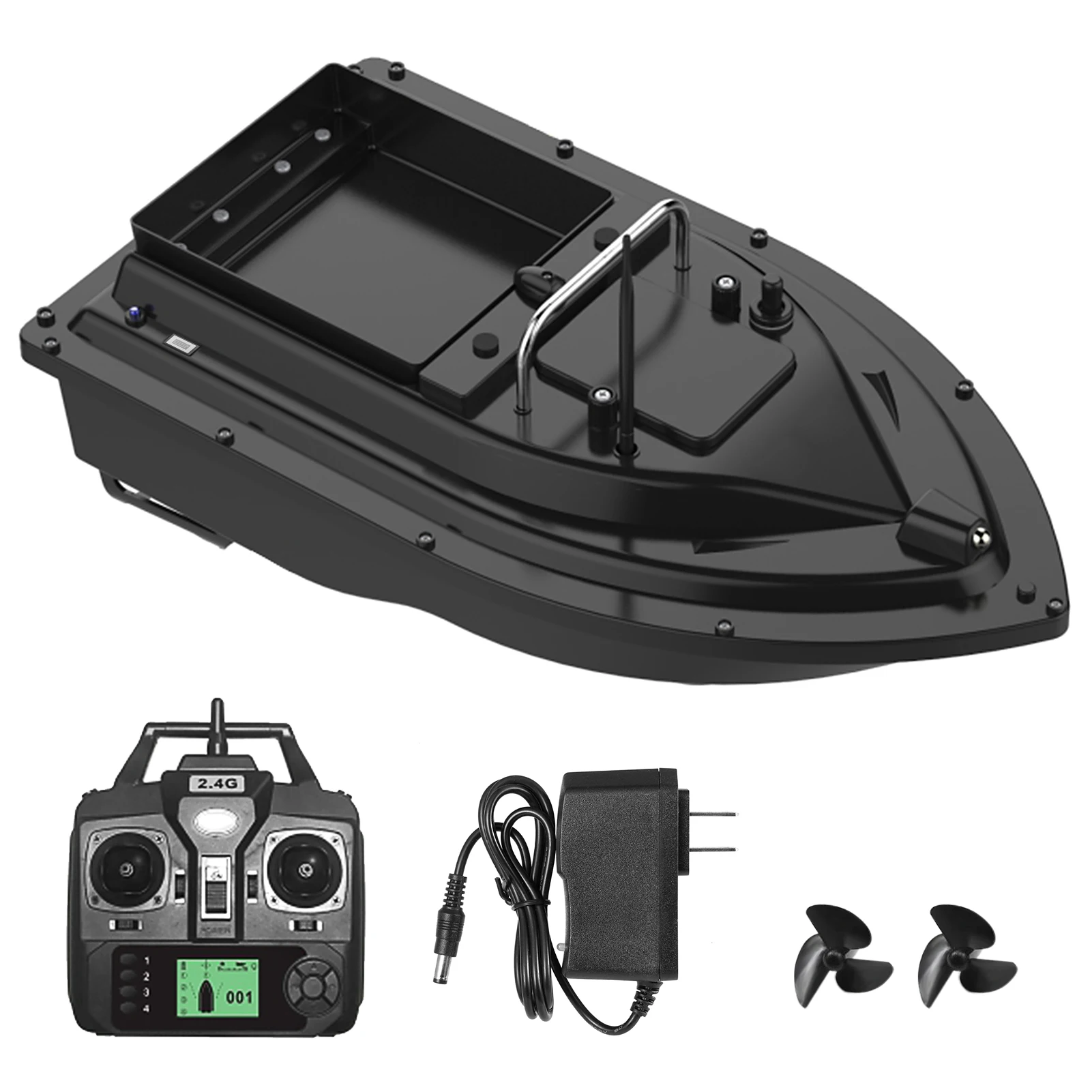 D16B GPS Fishing Bait Boat with Large Bait Container Automatic Bait Boat with 400-500M Remote Range