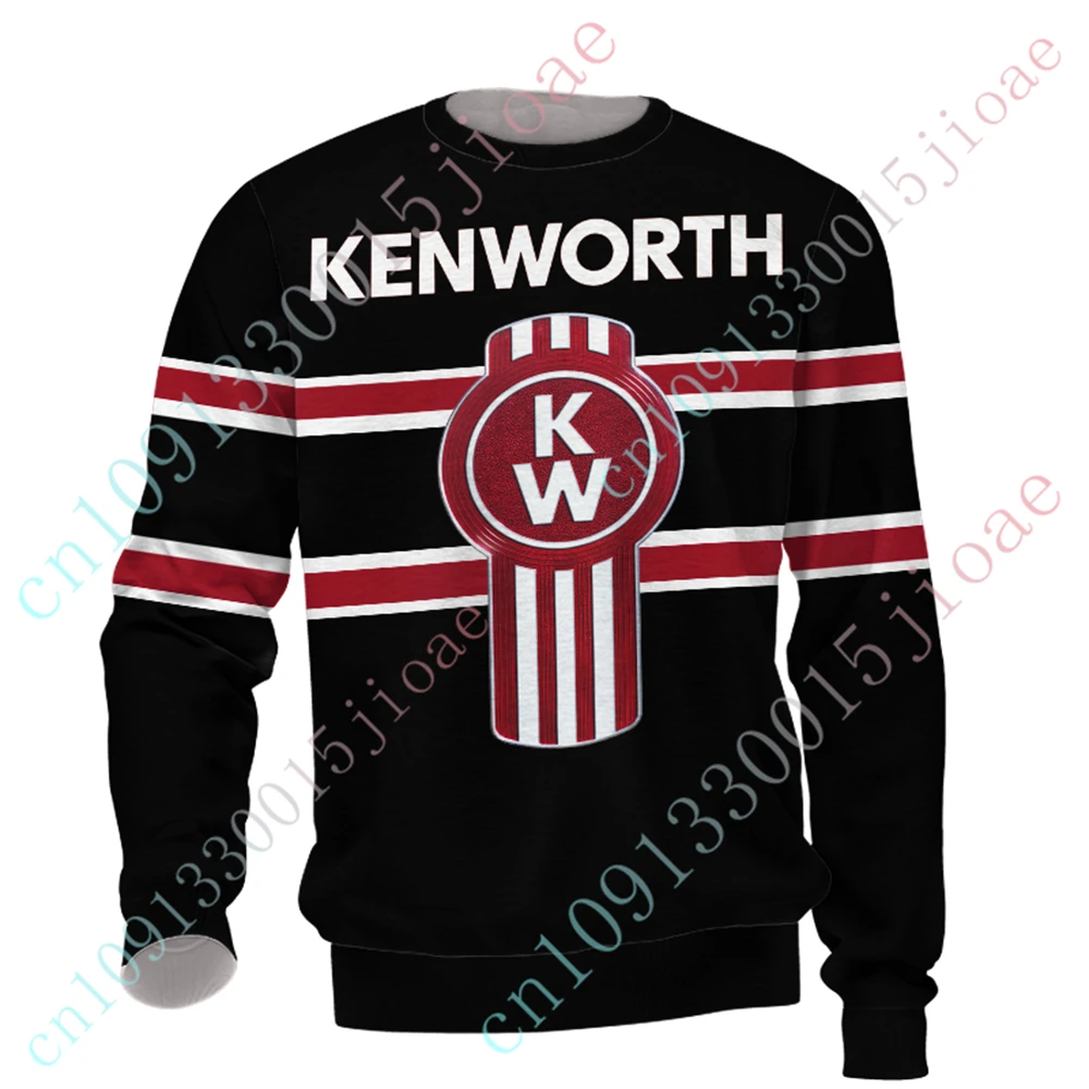 Kenworth Oversized T-shirt Luxury O Neck Long Sleeve Anime Sweatshirt Casual T Shirt For Men Women Unisex Clothing Custom Logo