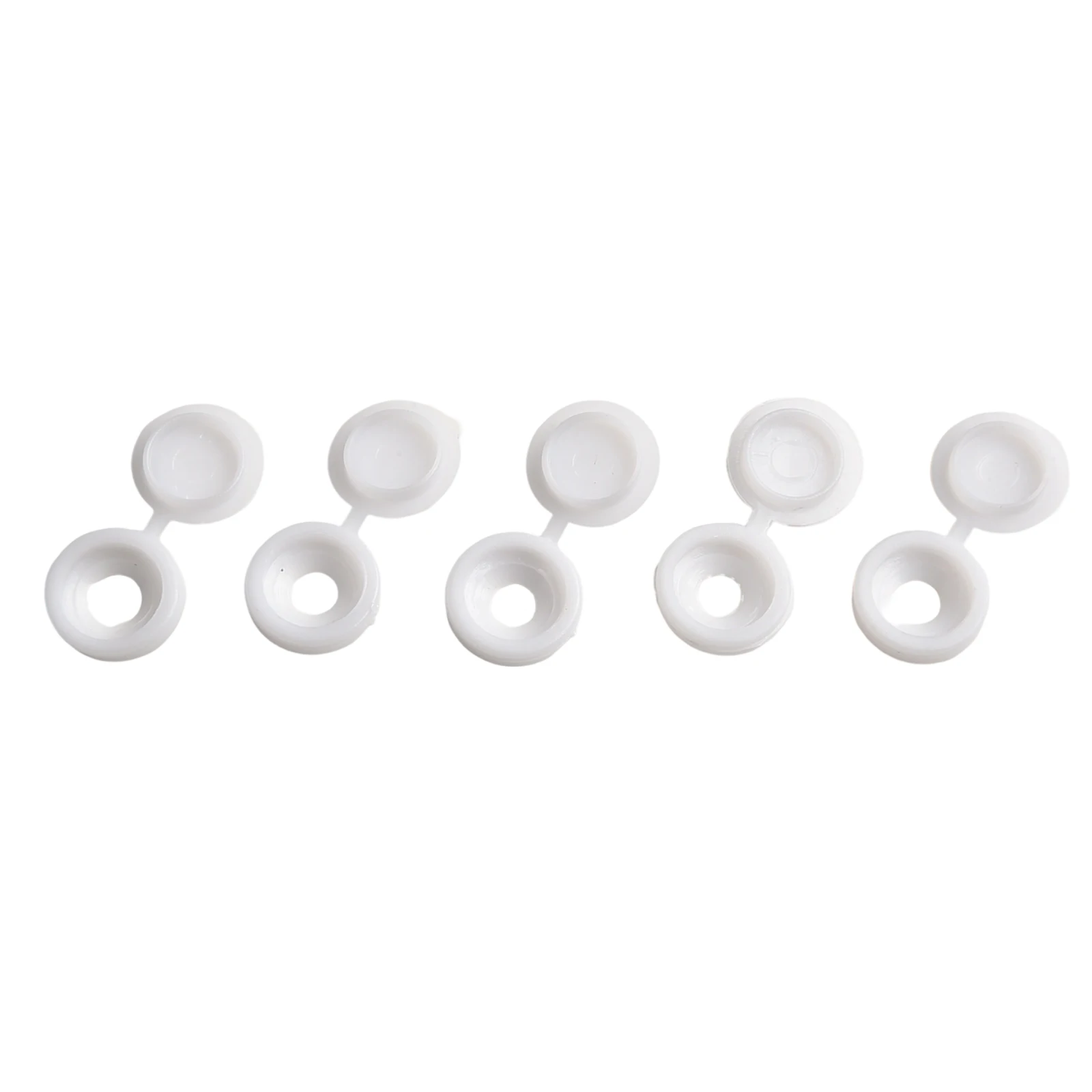 

Aesthetic Solution 100 Pcs of Black Plastic Hinged Cap Set to Neatly Cover Exposed M5 Screws in Any Environment