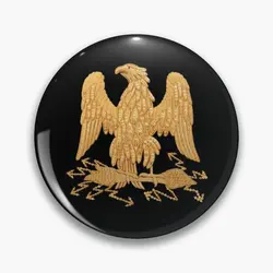 Napoleonic French Imperial Eagle  Soft Button Pin Collar Clothes Funny Lover Metal Gift Lapel Pin Fashion Creative Hat Badge