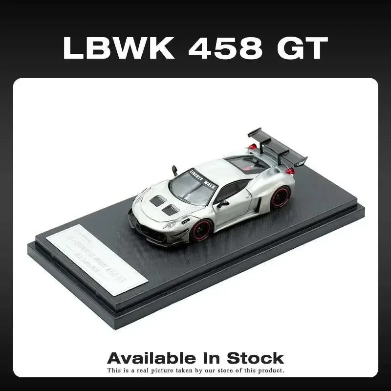 

Star In Stock 1:64 LBWK 458 GT RAW Special Chase Diecast Car Model Collect Miniature Toys