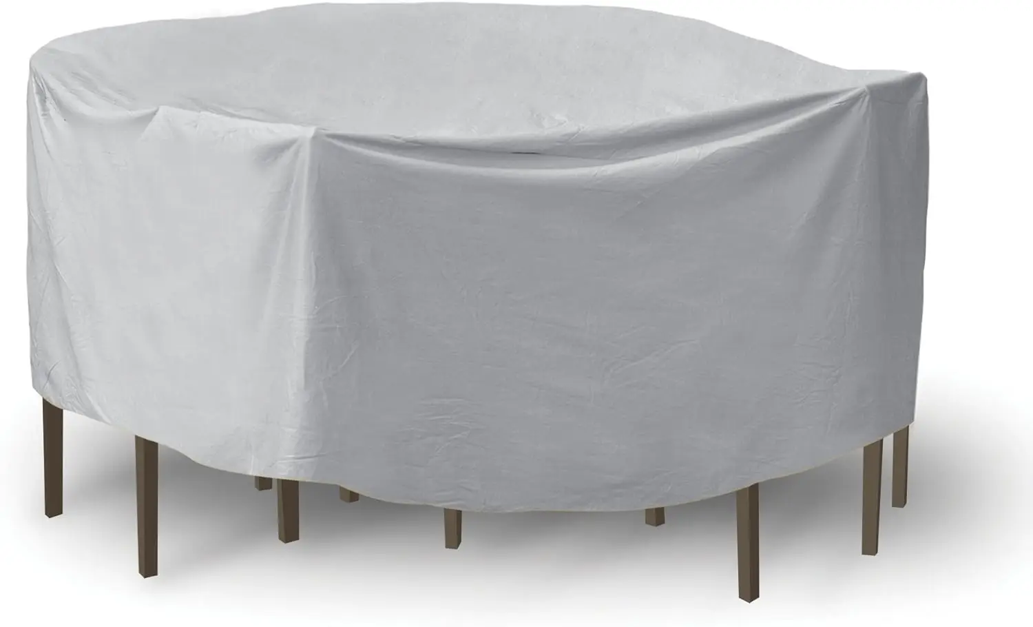 

Weatherproof Patio Table And Highba Chair Set Cover, 60 H, Round Table, Gray