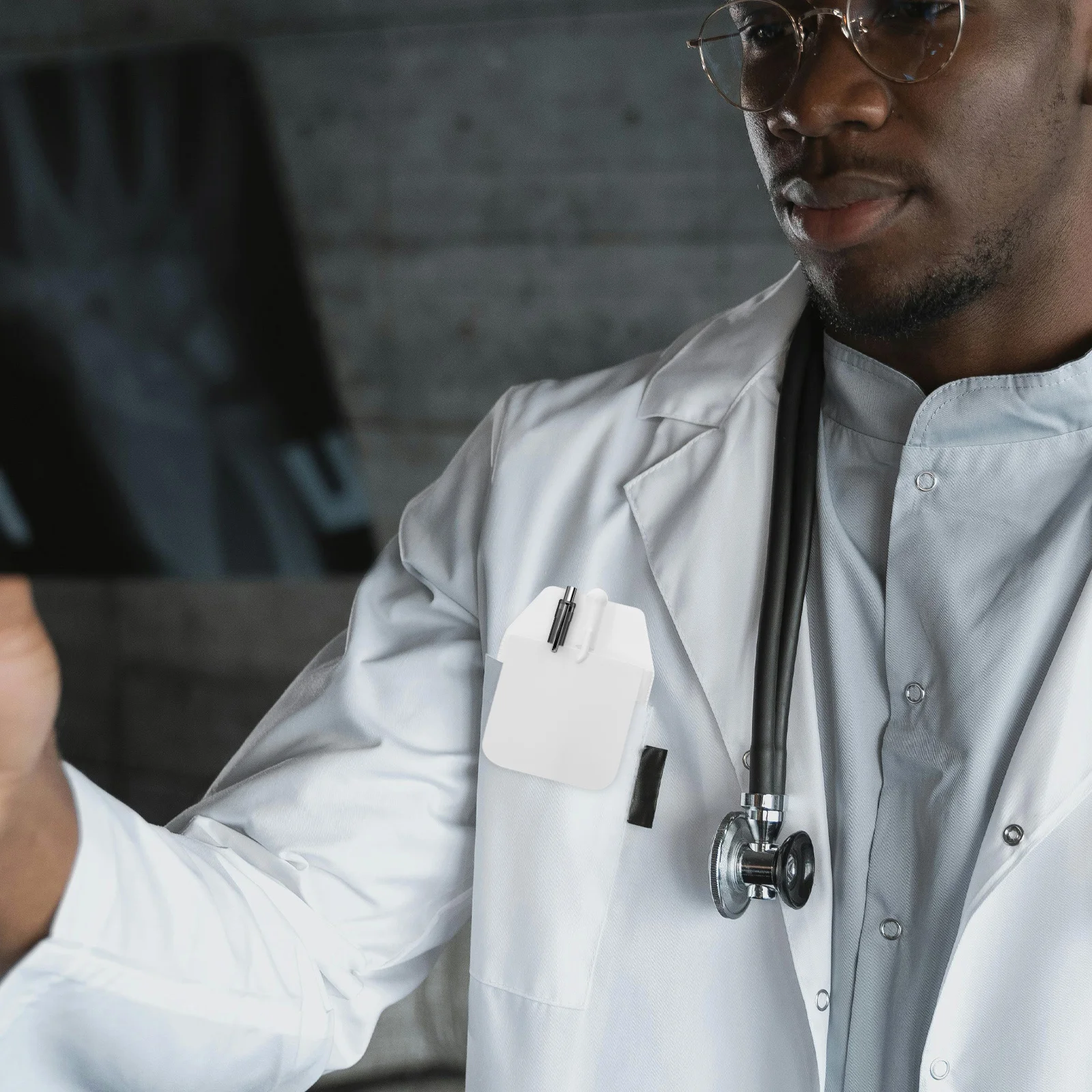 5 قطعة حماة الجيب البلاستيكية حامل قلم المنظم قميص جيب الأكمام للممرضات الأطباء معاطف المختبر الحبر مقاومة للبقع