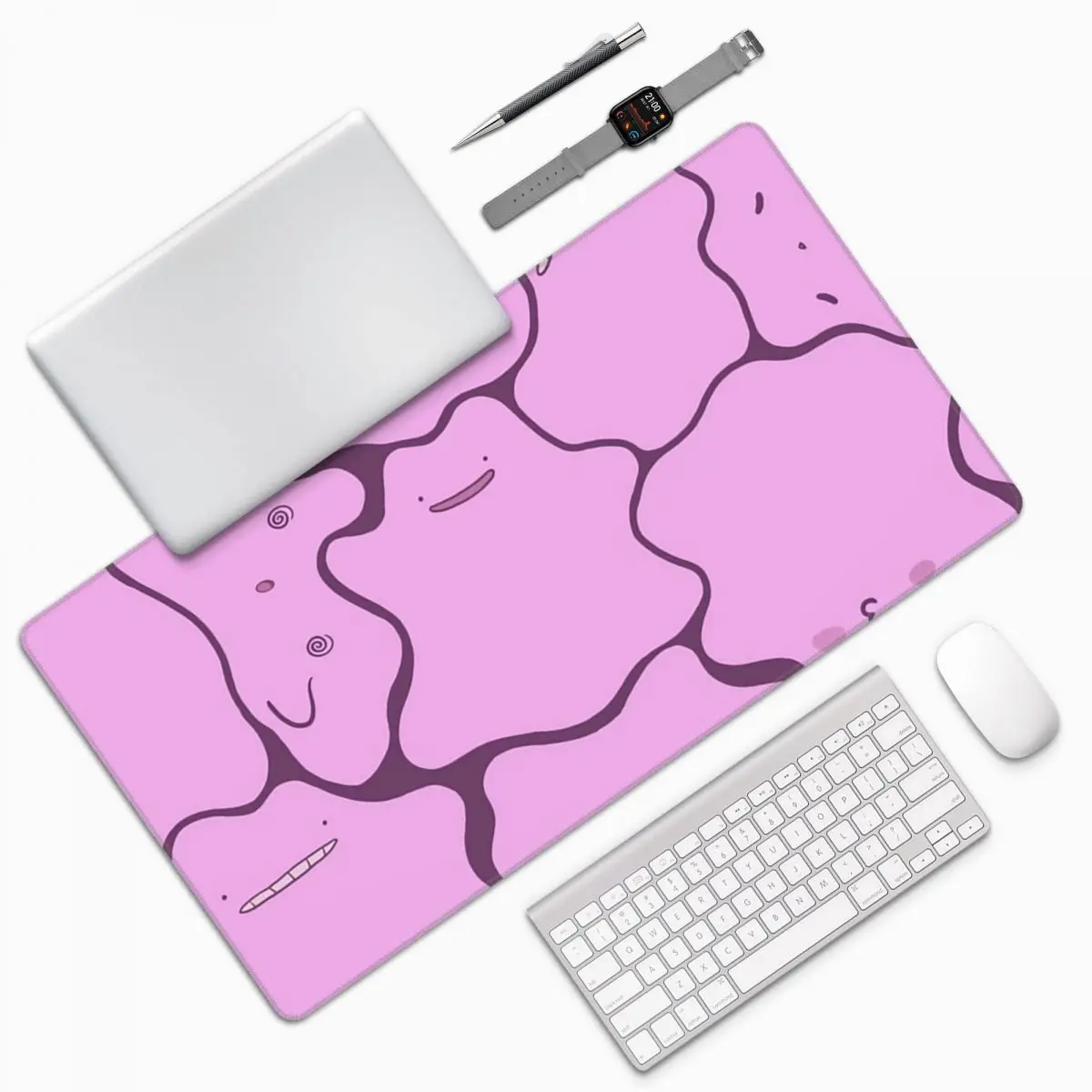 

Большой коврик для мыши Ditto Pattern (без блеска) для компьютера, клавиатуры, игровой, для ПК, ноутбука, настольный коврик, офисные аксессуары, коврики для стола