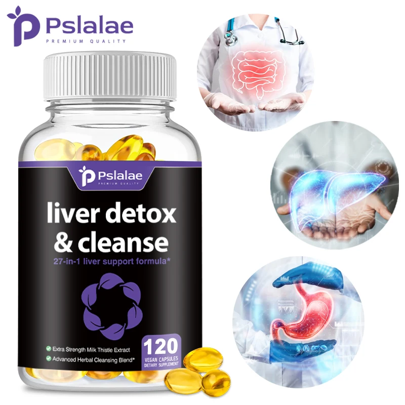 Cleanse & Liver Detox Supplement - with Artichoke, Milk Thistle & Dandelion for Men & Women for Liver Support