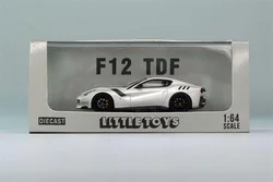 Little Toys 1:64 F12 TDF Pearl White /Silver /Blue limited399  Diecast Model Car