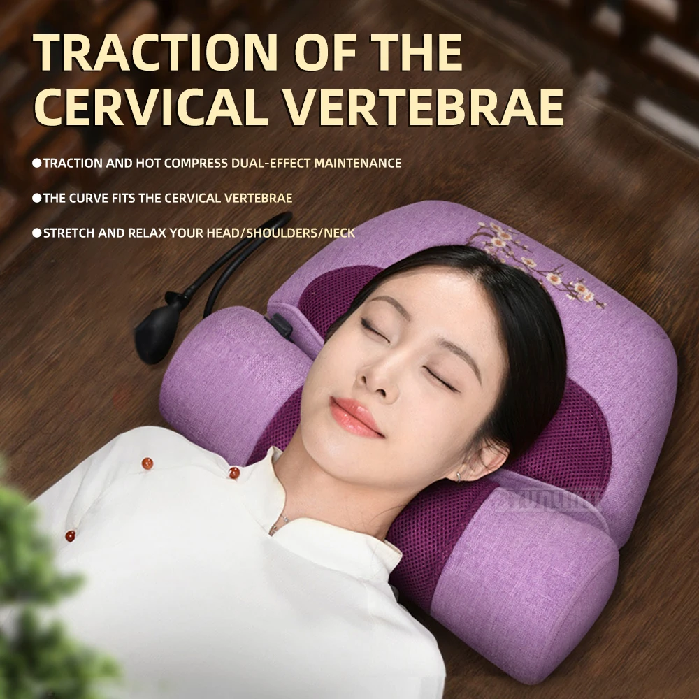 

Cervical Hot Compress Pillow with Coarse Sea Salt for Therapeutic Heat Relief Natural Relaxing Stress