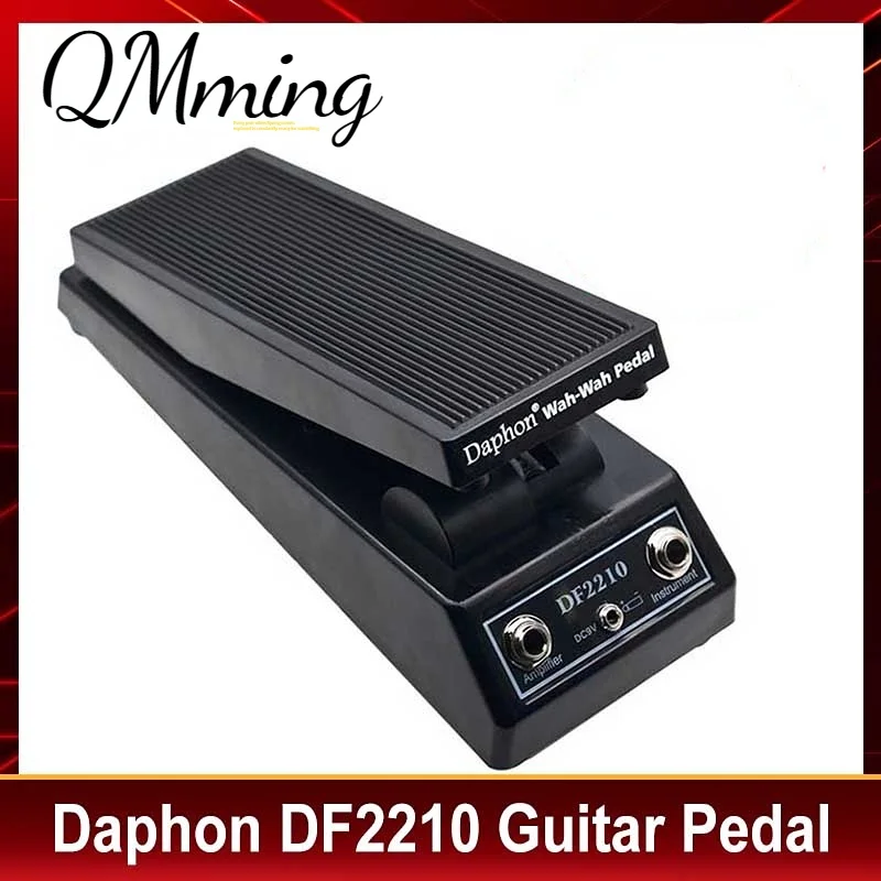 Daphon DF2210 Guitar Wah Wah Pedal For Electric Guitar Players DJ Free Pedal Power Converter Plug(5.5 to 3.5)