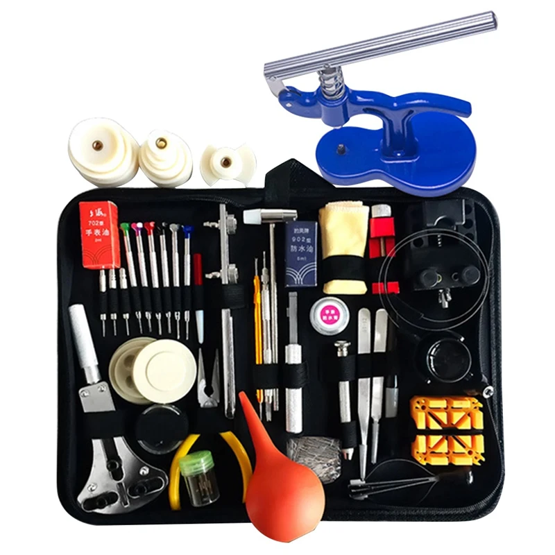 

181Pcs Watch Repair Tool Watch Disassembly Repair Battery Replacement Set Watch Repair Tool Set