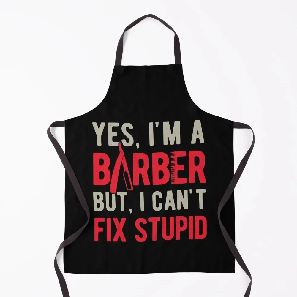 

Barber Funny Apron Funny christmas decoration Customizable Korean Apron