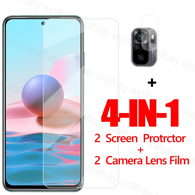 

Screen Protector For Xiaomi Redmi Note 10 Glass Redmi Note 10 Tempered Glass Protective Phone Film Redmi Note 9 9S 10T 10 Pro 5G