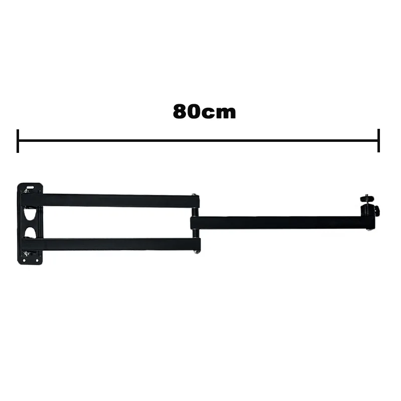 Universelle faltbare Projektor-Wandhalterung aus Aluminiumlegierung, robust, einziehbar, platzsparend, langlebiger Ständer für Zuhause und Hotel – Detail 5