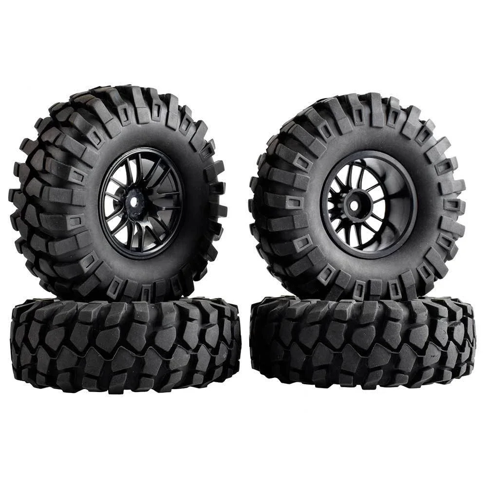 

RC 9062-7006L Rubber Tires 108mm & Wheel 4P for RC 4WD Axial Rock Climbing