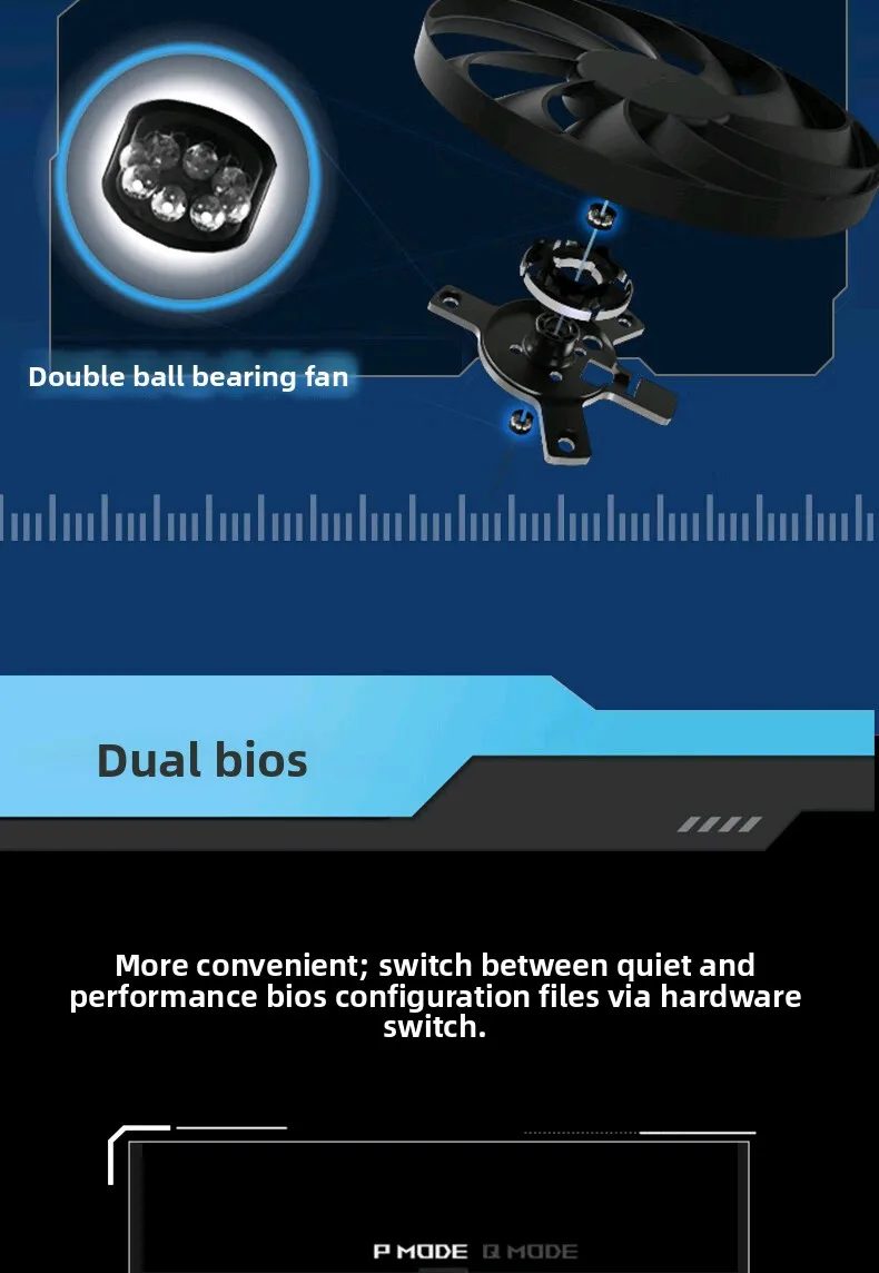 Подходит для видеокарты ASUS ATS RX7650GRE O8G AMD RADEON для киберспорта