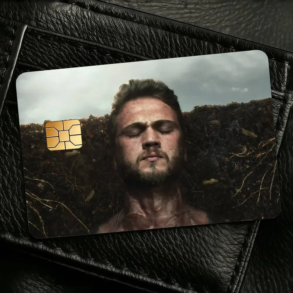 TV The Pit Cukur Credit Skin Cover Card Stickers 4PCS Film Bus Pass Front Decoration Bank Debit Waterproof