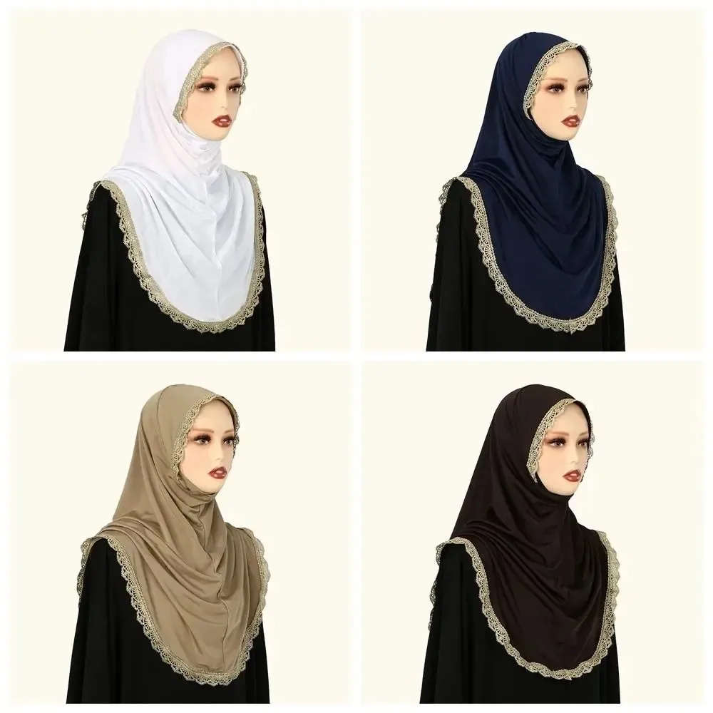 

Новый длинный шарф, кружевной шарф с вышивкой, тонкий тканевый легкий шарф в этническом стиле, дышащий шифоновый шарф-хиджаб для женщин