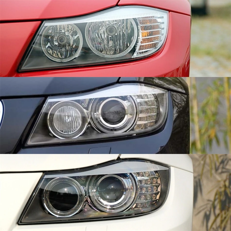 For BMW 3 Series E90 E91 318 320 325 328 335 2005 2006 2007 2008 2009 2010 2011 2012 Headlights Lamp Cover Headlight Accessories